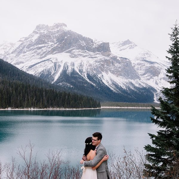 Emerald Lake Lodge Winter Wedding | Amy + Scott